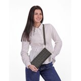 Vuch Clutch torbica Emeroo Intrecciato Olive, 13 x 28 cm Slike