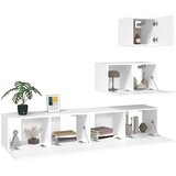 4-dijelni set TV ormarića bijeli od konstruiranog drva | shoptok.hr