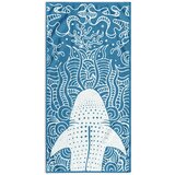 DecoKing Plavi ručnik za plažu 90x180 cm Shark - Cijene