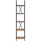 vidaXL Knjižna polica Star les 40 x 30 x 183 cm Konstruiran les | Shoptok.si