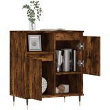 vidaXL Komoda dimljeni hrast 60x35x70 cm inženirski les | Shoptok.si