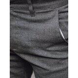DStreet Spodnie męskie chinosy ciemnoszare | shoptok.hr