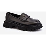 VINCEZA Black Flanila Women's Loafers with Strap Cijene