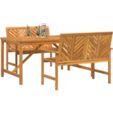  Komplet za jedilnico v vrtu 3 pcs Rjava 150 x 90 x 74 cm, (5000045122) | Shoptok.si
