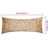  Kamuflažna mreža s torbom za pohranu 623 x 203 cm Pješčana | shoptok.hr