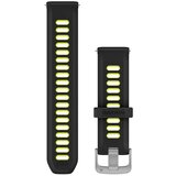 Garmin remen za sat s brzim skidanjem 20 mm, crni / žuti silikon | shoptok.hr