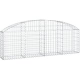 Gabionska košara s lukom 200 x 30 x 60/80 cm pocinčano željezo | shoptok.hr