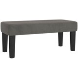 Box spring krevet s madracem tamnosivi 80 x 200 cm baršunasti | shoptok.hr