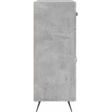  Komoda siva boja betona 69,5x34x90 cm od konstruiranog drva Slike