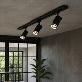 SPOT svetlo za šinski sistem PIPE 3xGU10/10W/230V crna | Eponuda.com