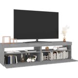 TV ormarić s LED svjetlima 2 kom siva boja hrasta 75x35x40 cm | Eponuda.ba