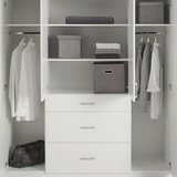 Mömax omara za oblačila lasse 4t, bela, š. 180 cm | Shoptok.si