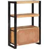  Polica s Vrata Smeđa Čvrsto Grubo Mango Drvo i Metal | shoptok.hr