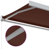 Tenda na ručno uvlačenje smeđa 350 x 250 cm | shoptok.hr