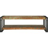vidaXL Klubska Miza Multicolor 120x50x38 cm Trden les Recikliran | Shoptok.si