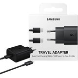 Samsung brzi kućni punjač + usb type-c kabel, crni | shoptok.hr
