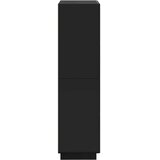  Visoka komoda Crna 79 x 41 x 151 cm Konstruirano drvo - Crna | shoptok.hr