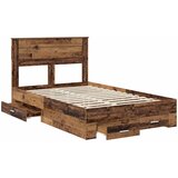 Krevetna konstrukcija Staro drvo 120 x 190 cm Konstruirano drvo | shoptok.hr