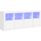 The Living Store Komoda z LED diodami bela 163x37x67 cm - Komoda, (21442452) | Shoptok.si