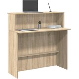 vidaXL Sprejemna miza sonoma hrast 100x50x103,5 cm inženirski les, (22094735) | Shoptok.si