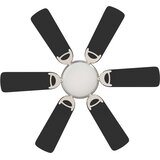  Stropni ventilator s osvjetljenjem Ø 82 cm Crna | shoptok.hr