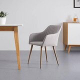 Bessagi Home naslanjač nicola, svetlo siva | Shoptok.si