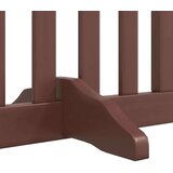 vidaXL Ograda za pse z vrati zložljiva 8 panelov rjava 640 cm les | Shoptok.si