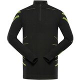 Alpine pro Men's quick-drying underwear - T-shirt SEAM black | shoptok.hr