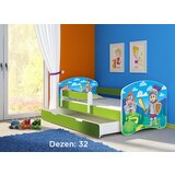 ACMA dečiji krevet ii 180x80 f + dušek 6 cm GREEN32 | ePonuda.com