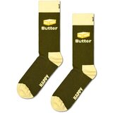 Happy Socks nogavice butter sock zelena barva, P001580 | ePonuda.com