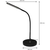  LED prigušiva lampa 3u1 LED/10W/230V 3000/4000/6000K CRI 90 crna | Eponuda.com