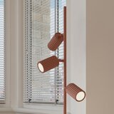 Sollux SL.2024 - Podna lampa KARBON 3xGU10/10W/230V narandžasta | Eponuda.com