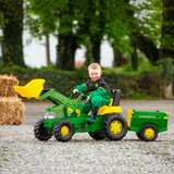Rolly Toys traktor na pedale sa utovarivačem i prikolicom john deere | ePonuda.com