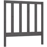  Posteljno vzglavje sivo 106x4x100 cm trdna borovina, (20647321) | Shoptok.si