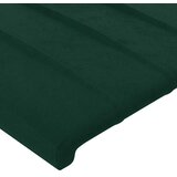  Uzglavlje s ušima tamnozeleno 83x16x78/88 cm baršunasto | Eponuda.com