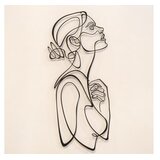 WALLXPERT Zidna dekoracija Žena Silueta - APT596LS, 40 x 88 cm, Crna | Eponuda.ba
