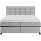 Premium Living Postelja Boxspring Carmen C, Svetlo Siva, 160x200 | Shoptok.si