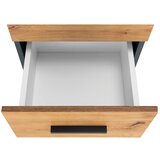 Støraa Visok/uski kupaonski ormarić u dekoru hrasta u prirodnoj boji 180x35 cm Malika – | shoptok.hr