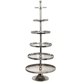 427652 - Stalak za posluživanje BABIRIK 206x79 cm srebran