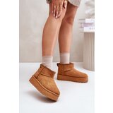 Big Star Low snow boots on the Camel platform | ePonuda.com