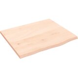  Kupaonska radna ploča 60 x 50 x 2 cm netretirano masivno drvo | shoptok.hr