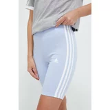 Adidas Kratke hlače za žene, s aplikacijom, visoki struk