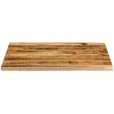 Stolna Mizna plošča 90x80x3,8 cm naraven rob trden robusten mangov les, (21410835) | Shoptok.si