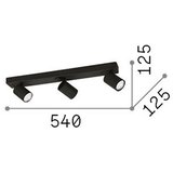 Ideal Lux STROPNA LED-SVETILKA Rudy 540 lm 3000 K 220-240 V GU10 | Shoptok.si