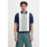 Fred Perry Pamučna polo majica boja: tirkizna, s uzorkom, K9728.Y90 | shoptok.hr