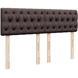  Krevet s oprugama i madracem tamnosmeđi 160x200 cm tkanina | shoptok.hr