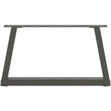  Noge za blagovaonski stol V-oblik 2 kom antracit 60x(30-31 3)cm | shoptok.hr