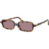 Miu Miu MU11ZS 14L20I ONE SIZE (51) Havana/Vijolična | Shoptok.si