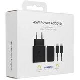 Samsung originalni Type-C zidni punjač + Type-C na Type-C kabel PD 3A 45W EP-T4511XBEGEU crni | shoptok.hr
