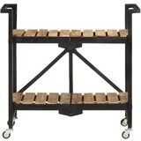 Furnova Kuhinjski voziček 87x36x81 cm trden mangov les, (21929844) | Shoptok.si